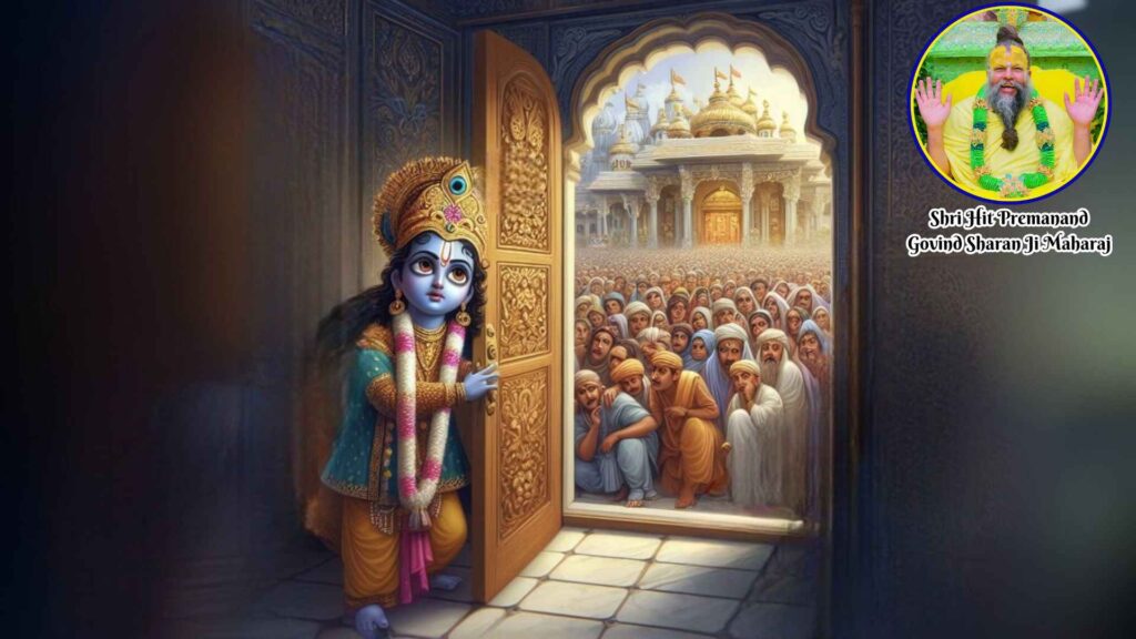 lord vitthal opens the door of the temple on chokhamela jis request