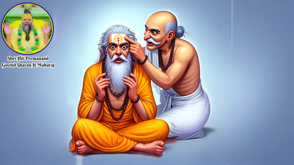 Hridayananda ji tries to remove mark from Shyamanand Prabhus forehead