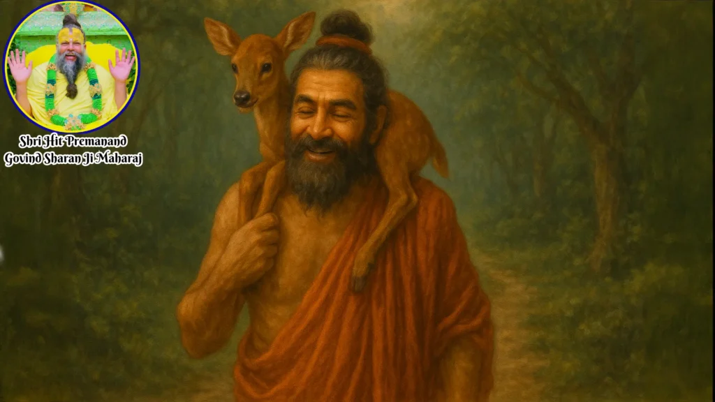 jad Bharat fell from Spiritual Practice Due to Attachment to a deer