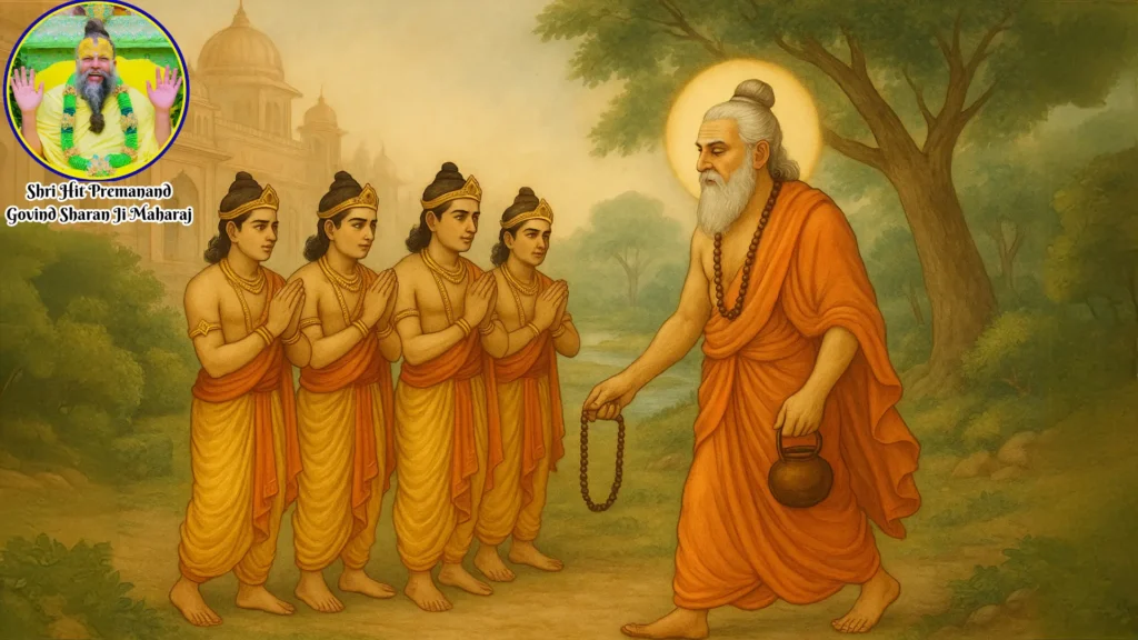 king bharat leaves his kingdom for spirituality